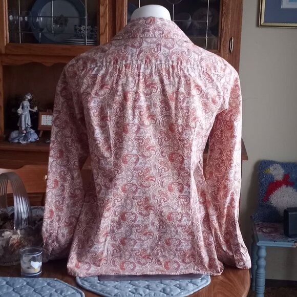 Pendleton Button Down Paisley Shirt (Women) - Picture 4 of 9